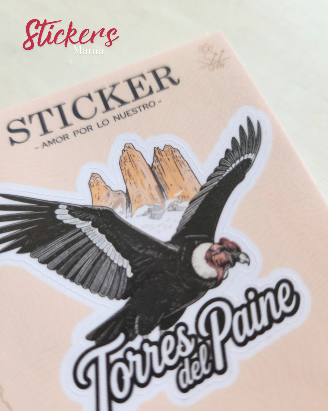 Sticker Condor Torres del Paine - Imagen 3