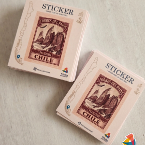 Sticker Estampilla Base Torres