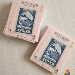 Sticker Estampilla Cerro Castillo