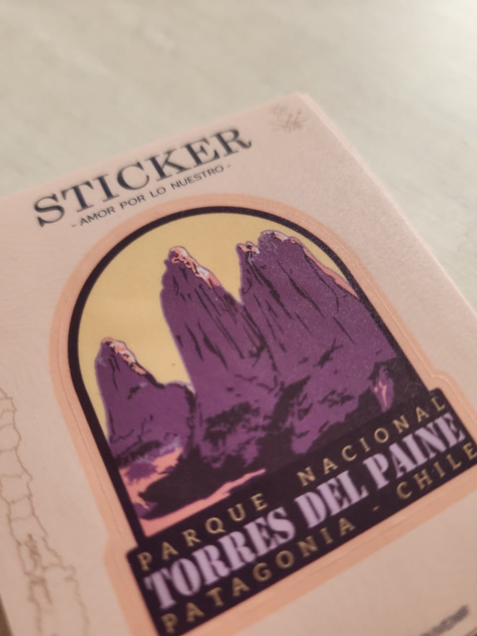 Sticker Ilustración Torres del Paine - Imagen 3