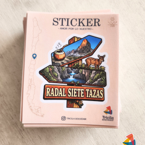 Sticker Señalética Radal Siete Tazas