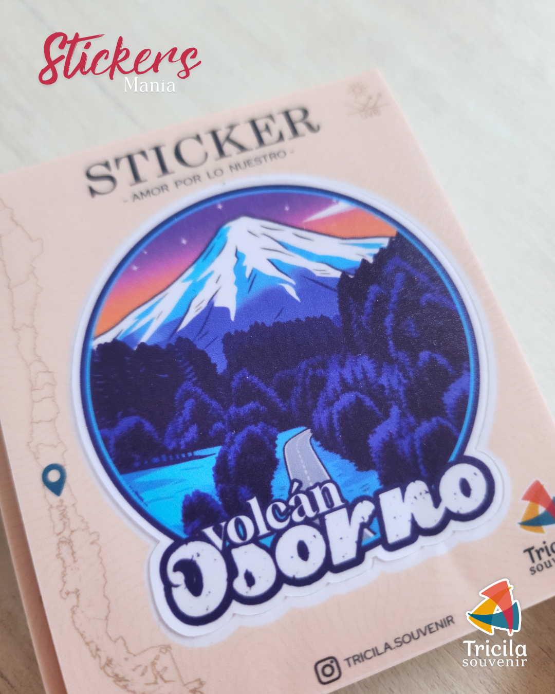 Sticker Volcán Osorno - Imagen 3